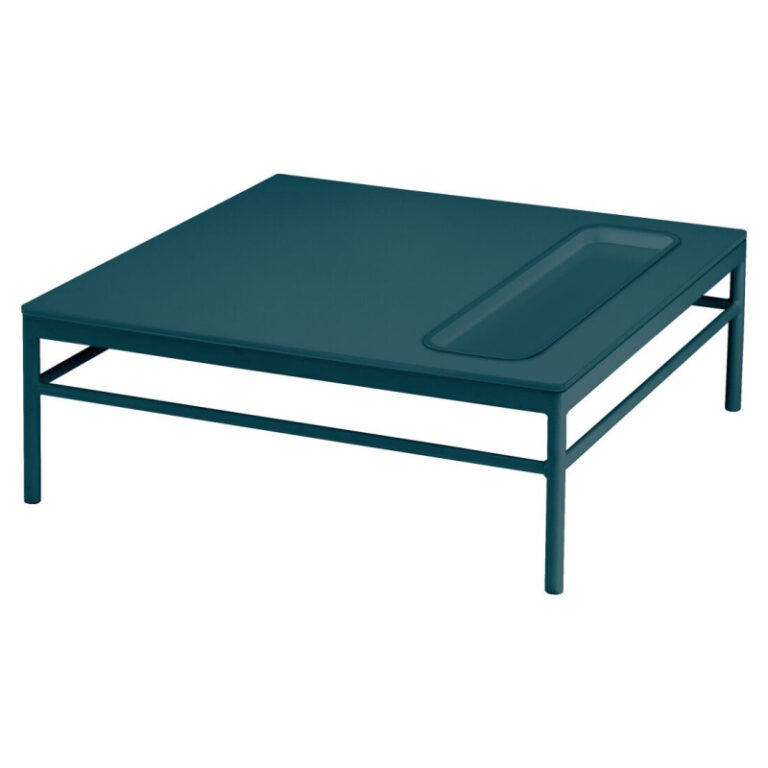 FERMOB - Table basse carrée FERMOB Rivage 85x85cm en métal - 7 coloris