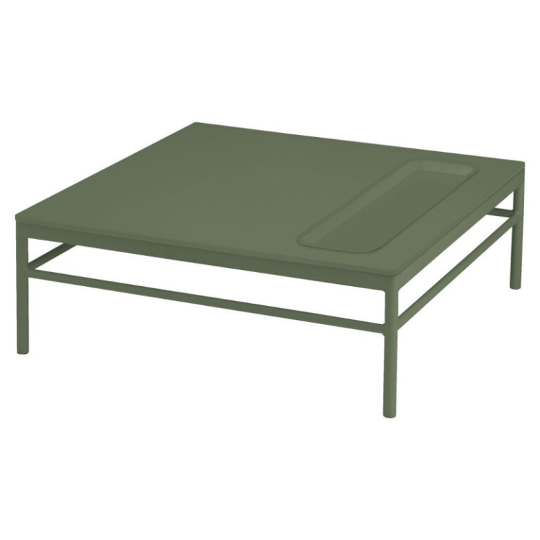 FERMOB - Table basse carrée FERMOB Rivage 85x85cm en métal - 7 coloris