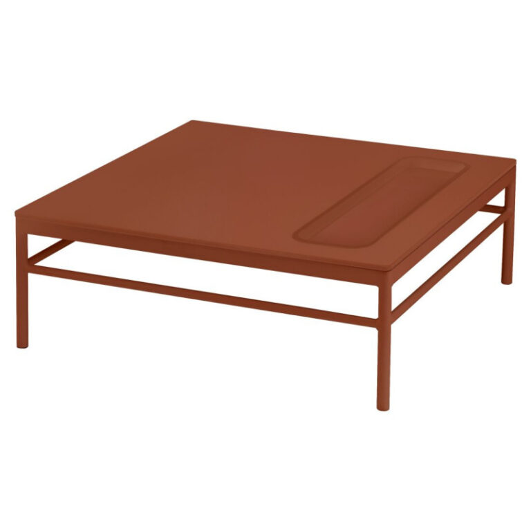 FERMOB - Table basse carrée FERMOB Rivage 85x85cm en métal - 7 coloris