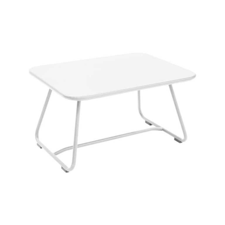 FERMOB - Table basse rectangulaire FERMOB Sixties 76x55.5cm en métal - 25 coloris