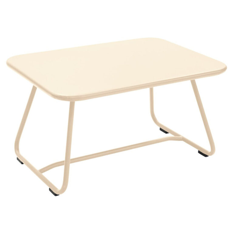 FERMOB - Table basse rectangulaire FERMOB Sixties 76x55.5cm en métal - 25 coloris