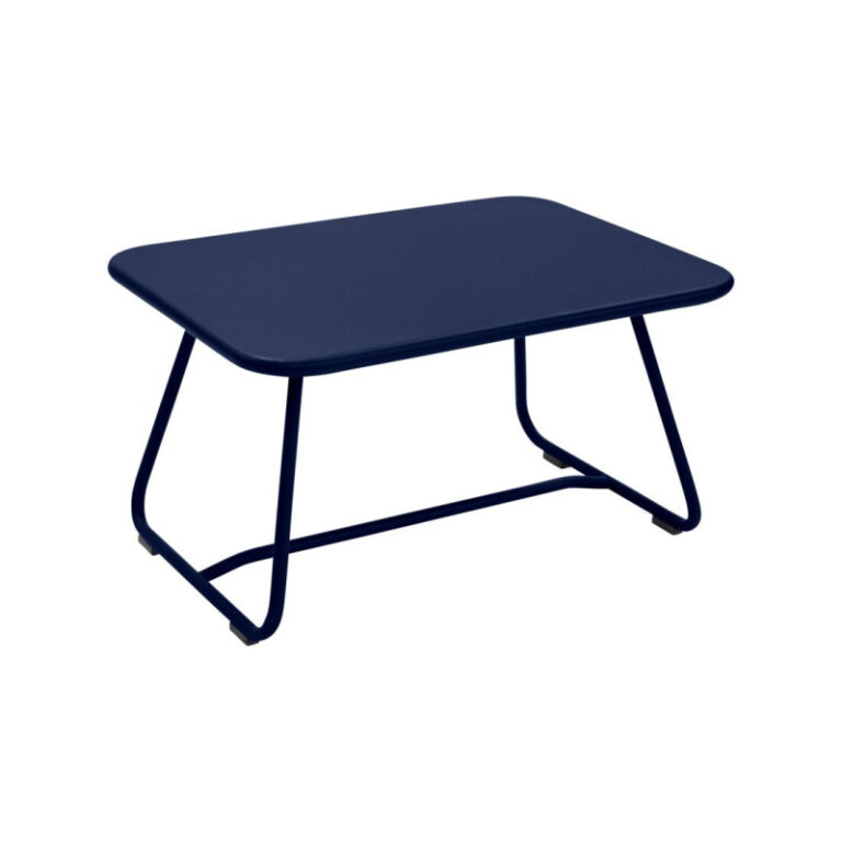 FERMOB - Table basse rectangulaire FERMOB Sixties 76x55.5cm en métal - 25 coloris