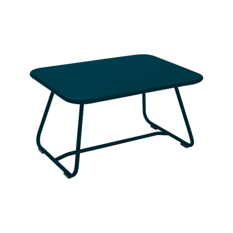 FERMOB - Table basse rectangulaire FERMOB Sixties 76x55.5cm en métal - 25 coloris