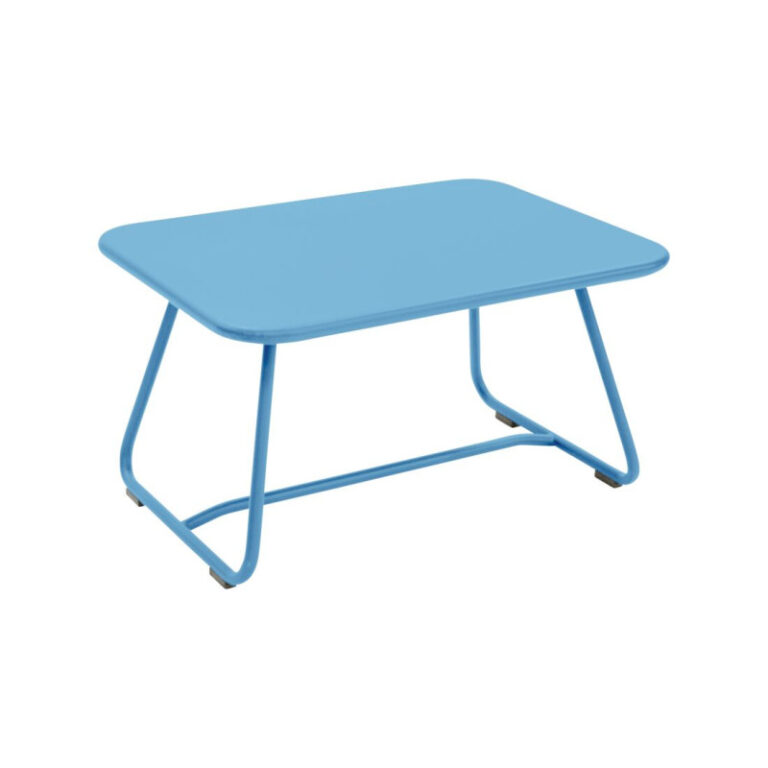 FERMOB - Table basse rectangulaire FERMOB Sixties 76x55.5cm en métal - 25 coloris