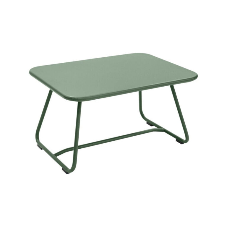 FERMOB - Table basse rectangulaire FERMOB Sixties 76x55.5cm en métal - 25 coloris