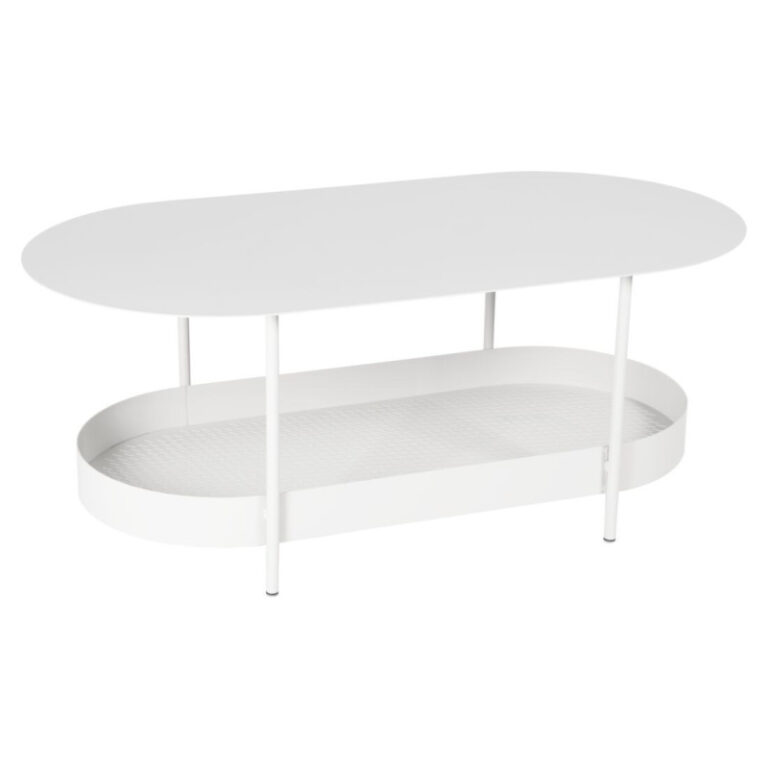 FERMOB - Table basse ovale FERMOB Salsa 113x58cm en métal - 25 coloris
