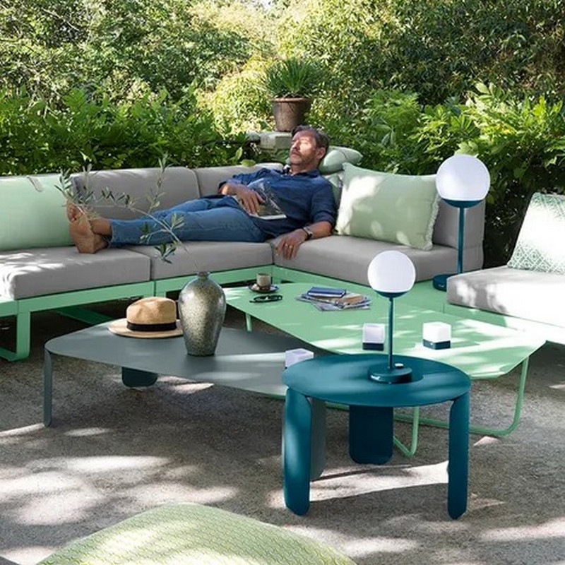table basse rectangulaire fermob ultrasofa 162x74cm en metal 25 coloris FERMOB - Table basse rectangulaire FERMOB Ultrasofa 162x74cm en métal - 25 coloris