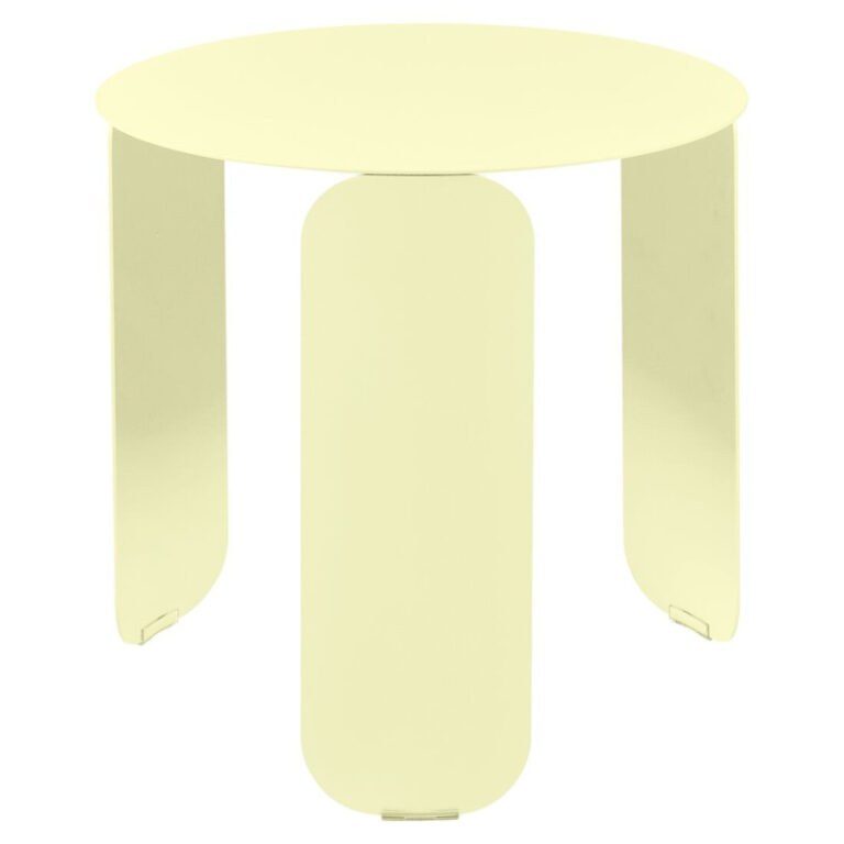 FERMOB - Table basse ronde FERMOB Bebop 45cm en métal - 25 coloris