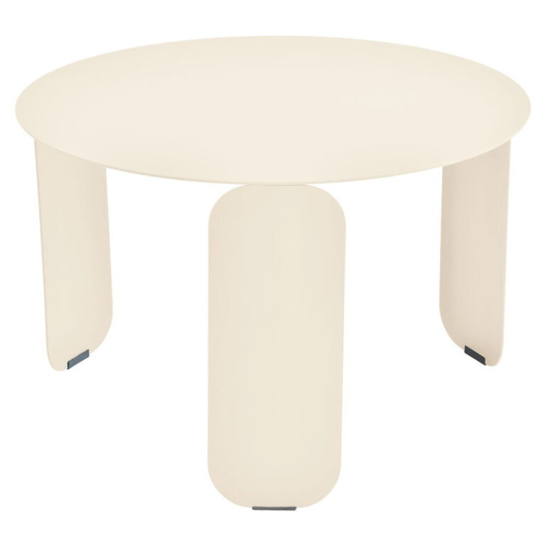 FERMOB - Table basse ronde FERMOB Bebop 60cm en métal - 25 coloris