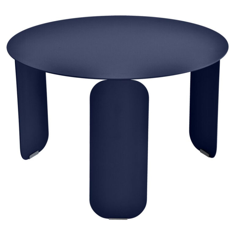 FERMOB - Table basse ronde FERMOB Bebop 60cm en métal - 25 coloris