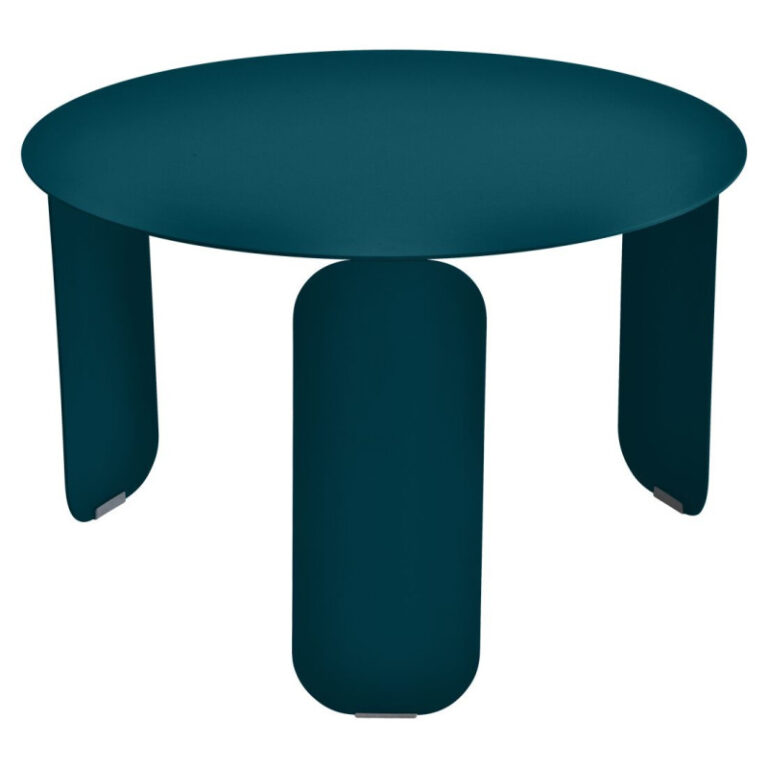 FERMOB - Table basse ronde FERMOB Bebop 60cm en métal - 25 coloris