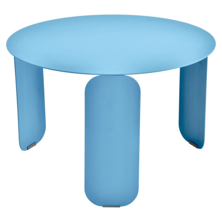 FERMOB - Table basse ronde FERMOB Bebop 60cm en métal - 25 coloris