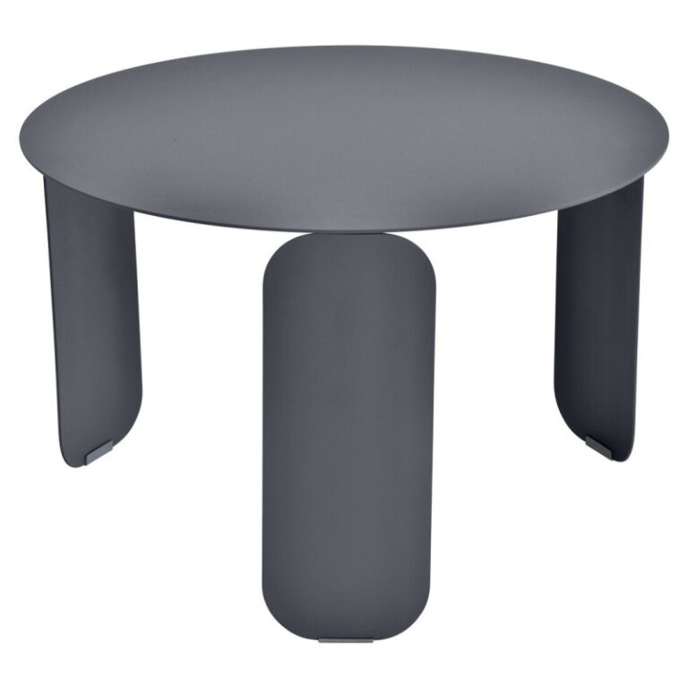 FERMOB - Table basse ronde FERMOB Bebop 60cm en métal - 25 coloris