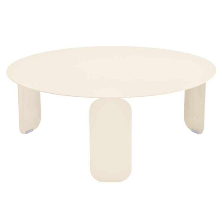 FERMOB - Table basse ronde FERMOB Bebop 80cm en métal - 25 coloris