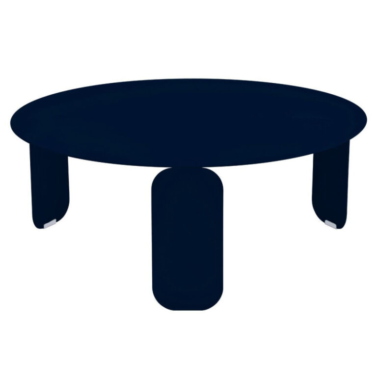 FERMOB - Table basse ronde FERMOB Bebop 80cm en métal - 25 coloris