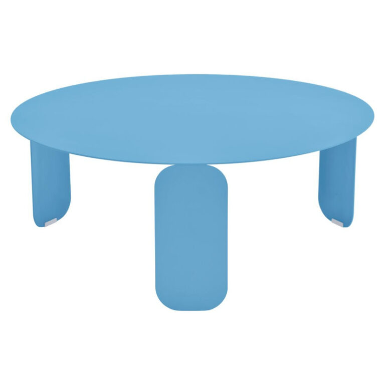 FERMOB - Table basse ronde FERMOB Bebop 80cm en métal - 25 coloris