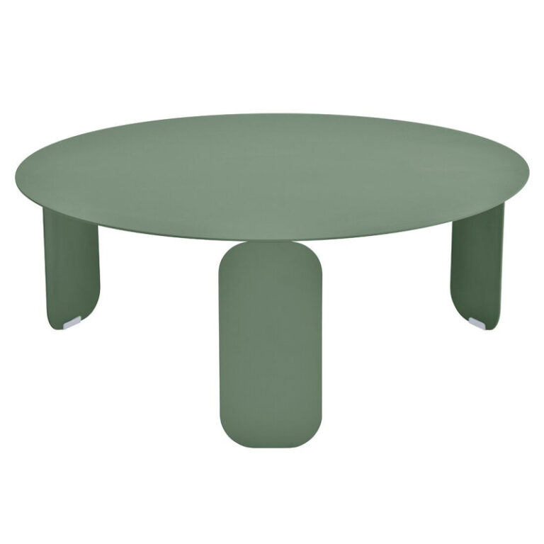 FERMOB - Table basse ronde FERMOB Bebop 80cm en métal - 25 coloris
