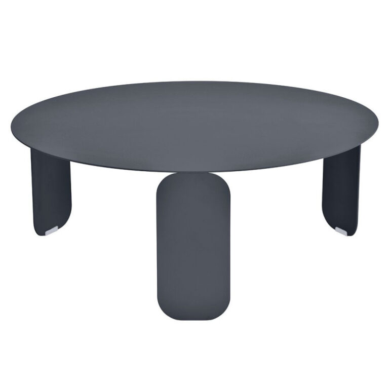 FERMOB - Table basse ronde FERMOB Bebop 80cm en métal - 25 coloris