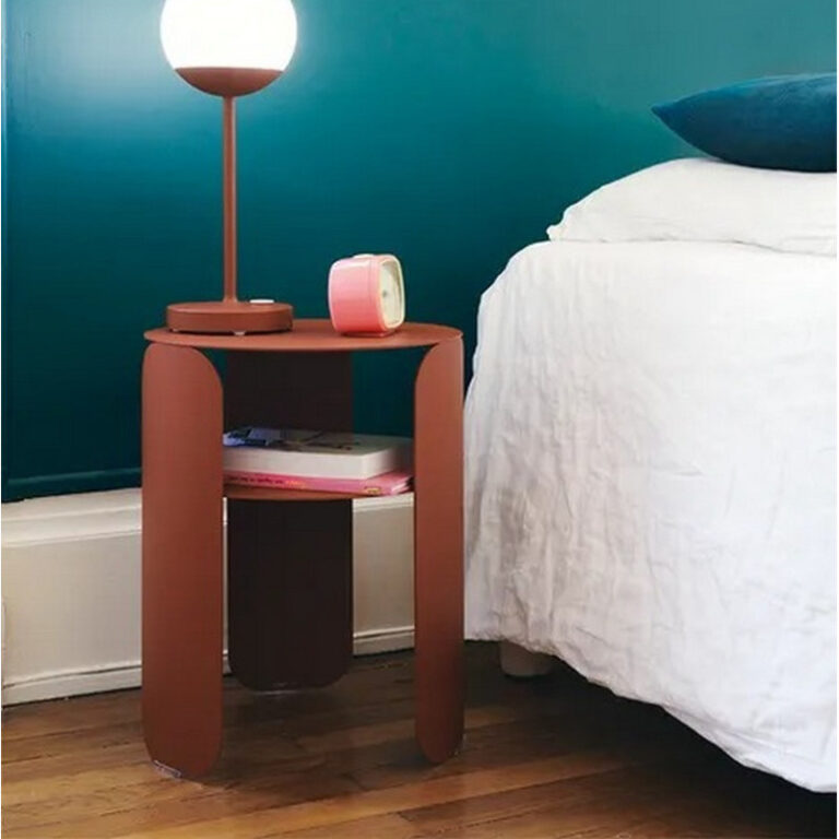 FERMOB - Table d'appoint ronde FERMOB Bebop 35cm en métal - 25 coloris