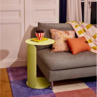 Table déportée ronde FERMOB Bebop 40cm en métal – 25 coloris par la marque Fermob Fermob - Table déportée ronde FERMOB Bebop 40cm en métal – 25 coloris