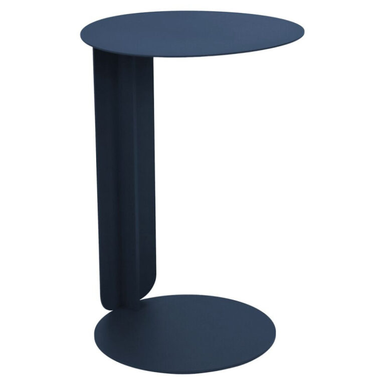 FERMOB - Table déportée ronde FERMOB Bebop 40cm en métal - 25 coloris