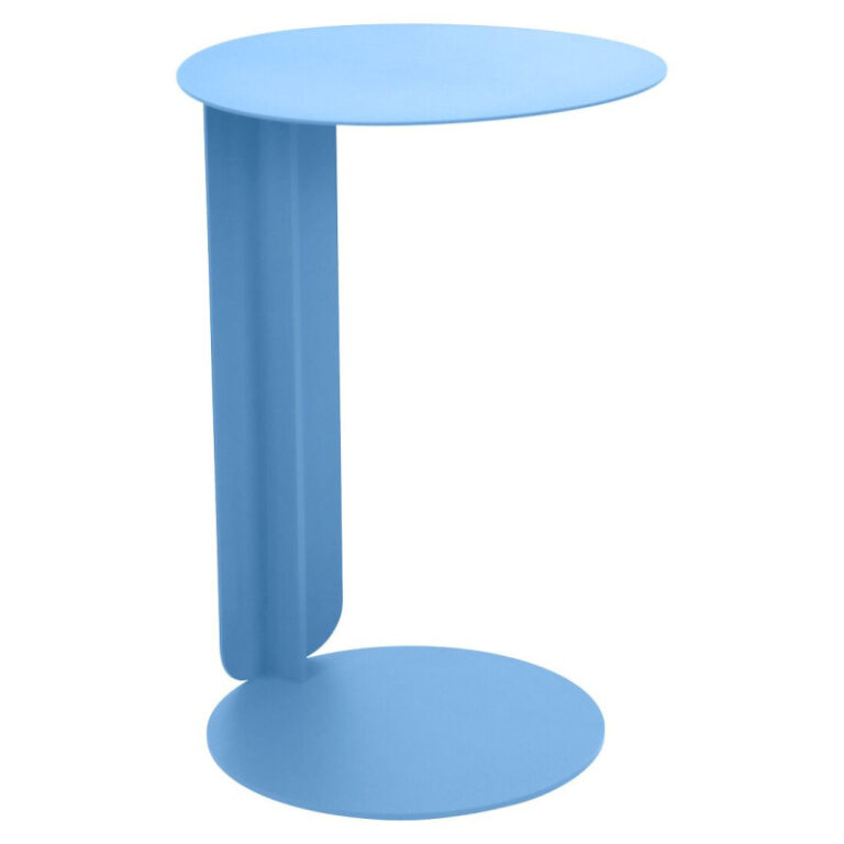 FERMOB - Table déportée ronde FERMOB Bebop 40cm en métal - 25 coloris