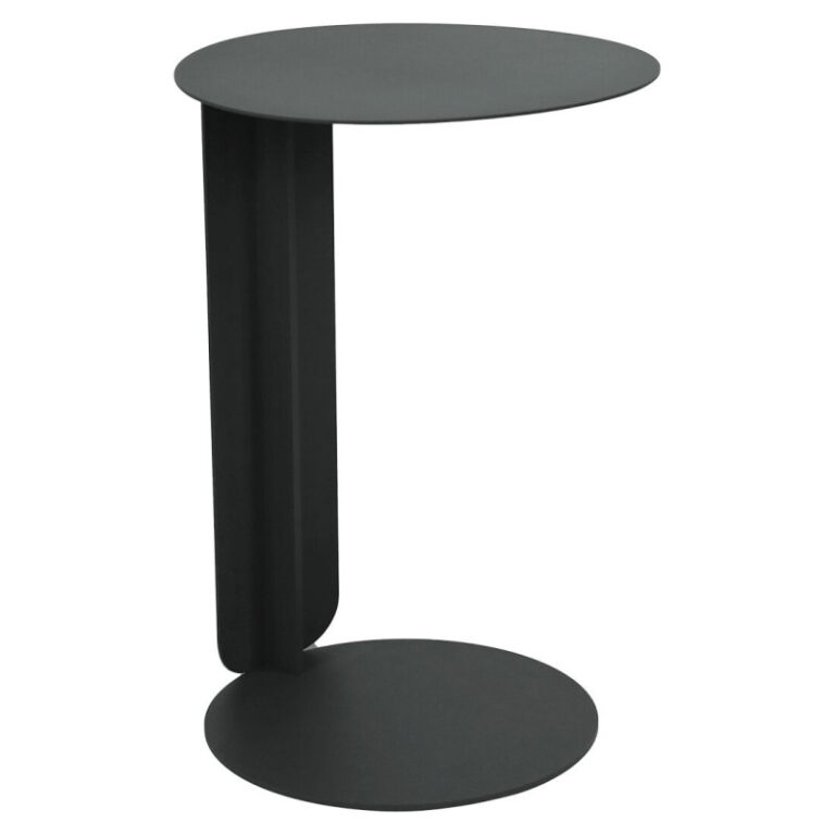 FERMOB - Table déportée ronde FERMOB Bebop 40cm en métal - 25 coloris