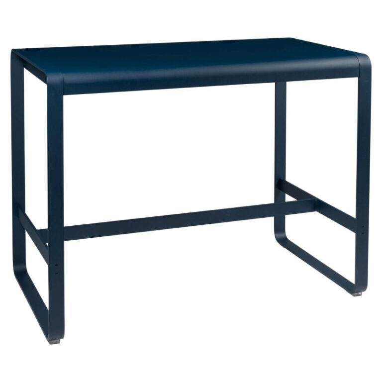 FERMOB - Table haute rectangulaire FERMOB Bellevie 140x80cm en métal - 25 coloris