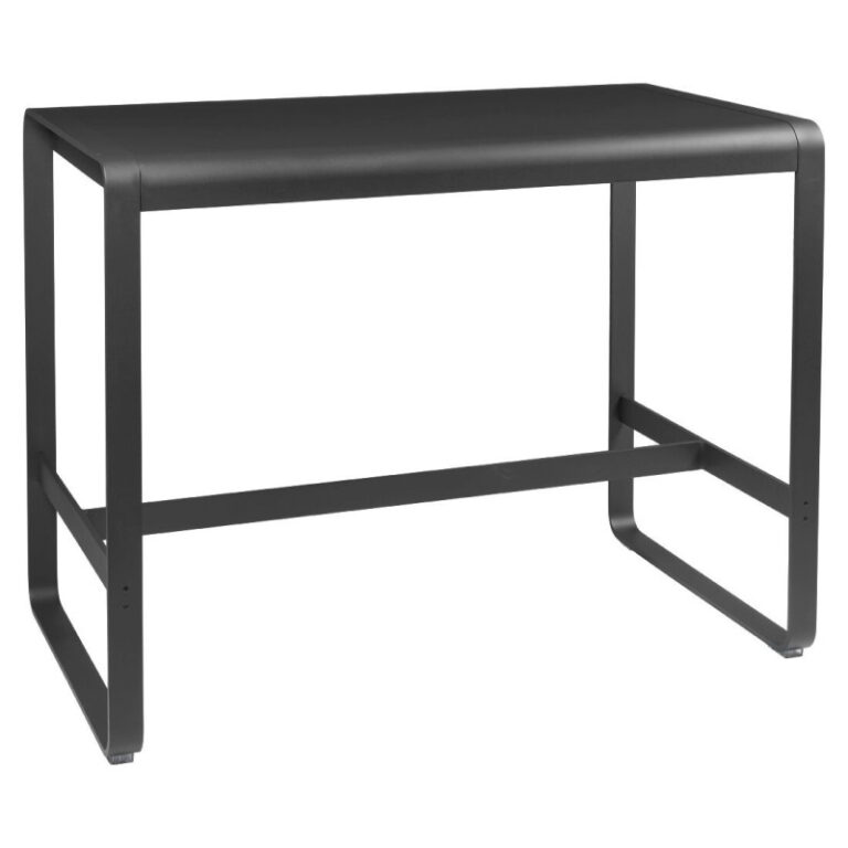 FERMOB - Table haute rectangulaire FERMOB Bellevie 140x80cm en métal - 25 coloris