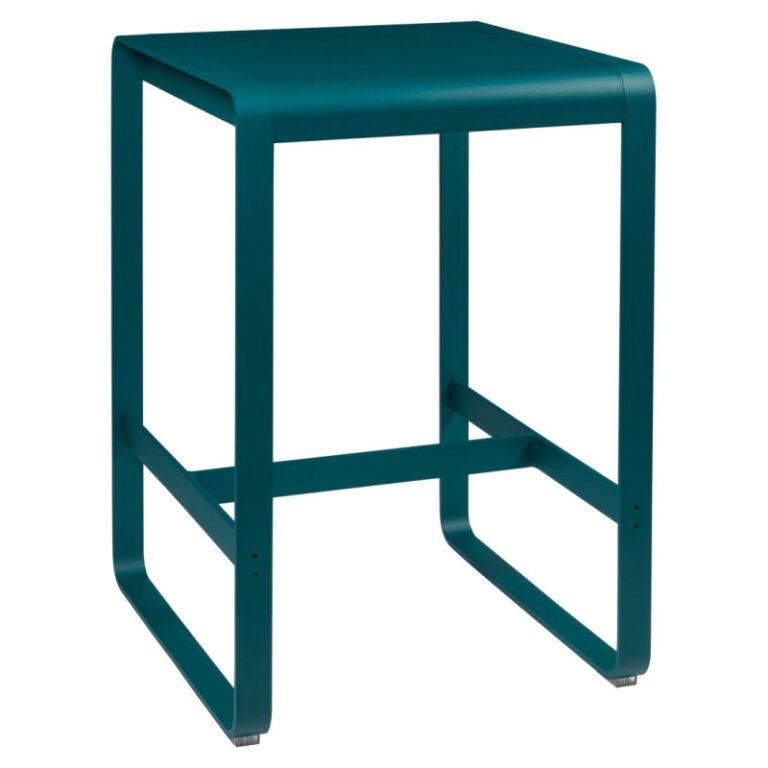 FERMOB - Table haute FERMOB Bellevie 74x80cm en métal - 25 coloris