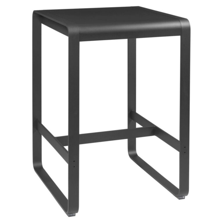 FERMOB - Table haute FERMOB Bellevie 74x80cm en métal - 25 coloris
