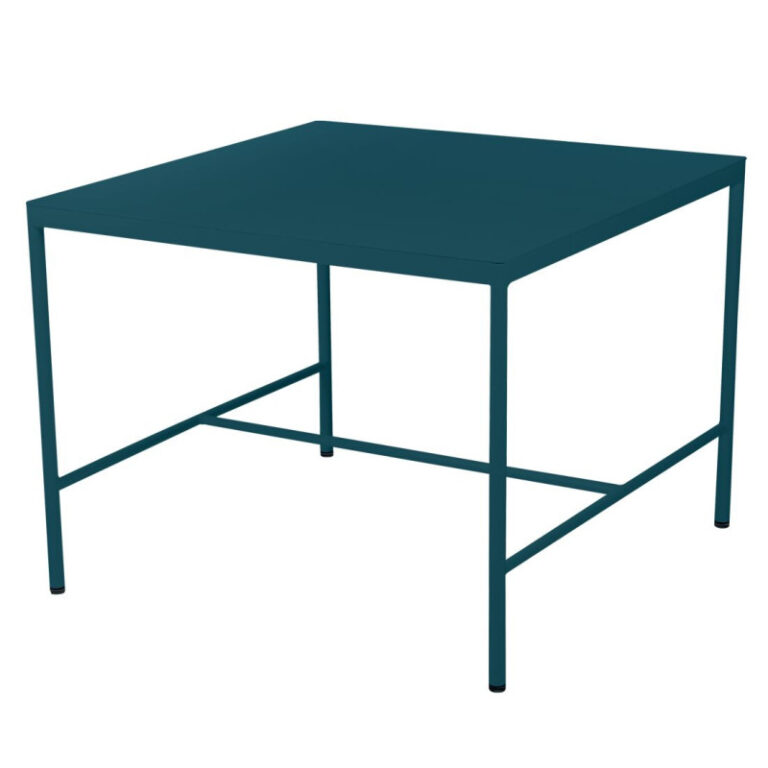 FERMOB - Table mi-haute carrée FERMOB Rivage 85x85cm en métal - 7 coloris