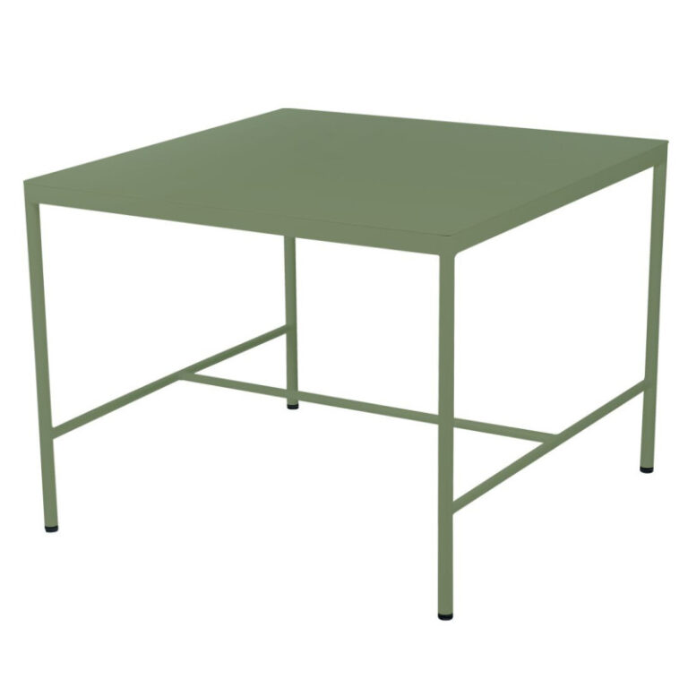 FERMOB - Table mi-haute carrée FERMOB Rivage 85x85cm en métal - 7 coloris