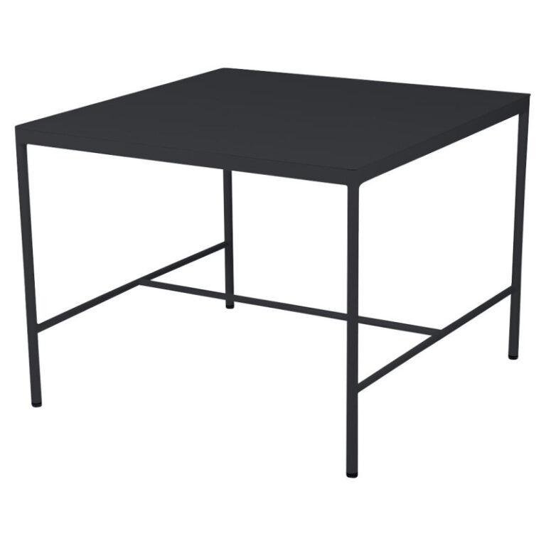 FERMOB - Table mi-haute carrée FERMOB Rivage 85x85cm en métal - 7 coloris