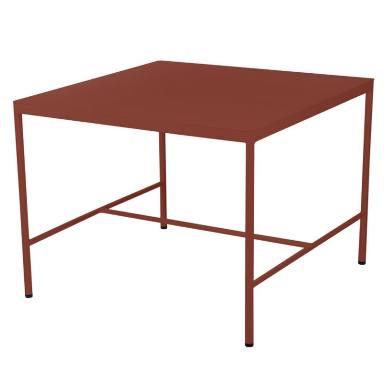 FERMOB - Table mi-haute carrée FERMOB Rivage 85x85cm en métal - 7 coloris