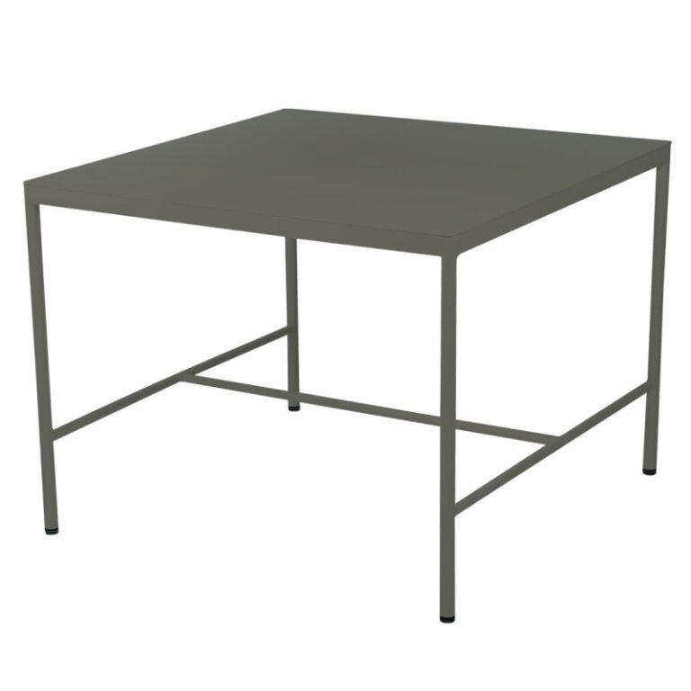 FERMOB - Table mi-haute carrée FERMOB Rivage 85x85cm en métal - 7 coloris