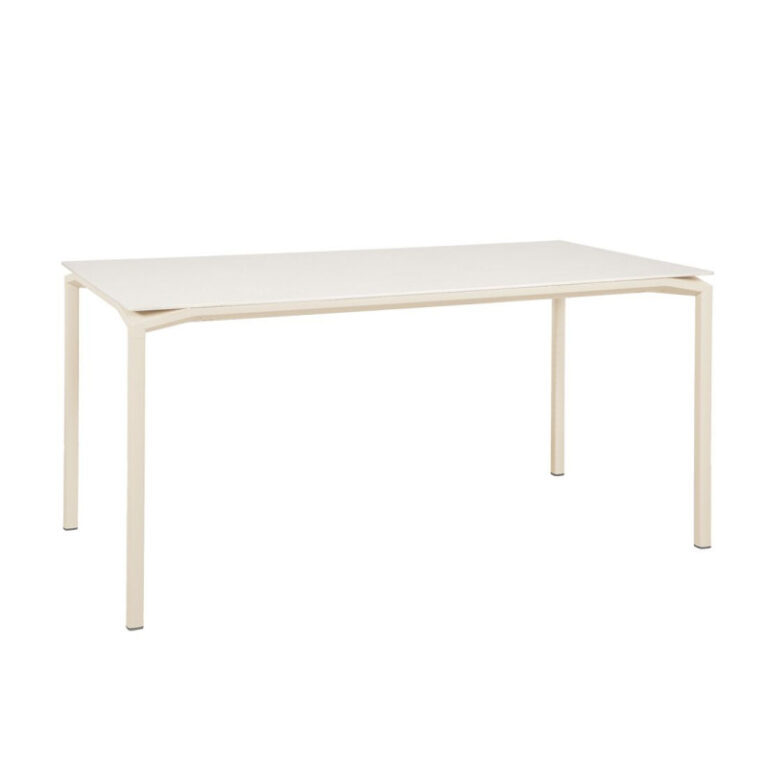 FERMOB - Table minérale à manger rectangulaire FERMOB Calvi Aeris 160x80cm en métal - 25 coloris