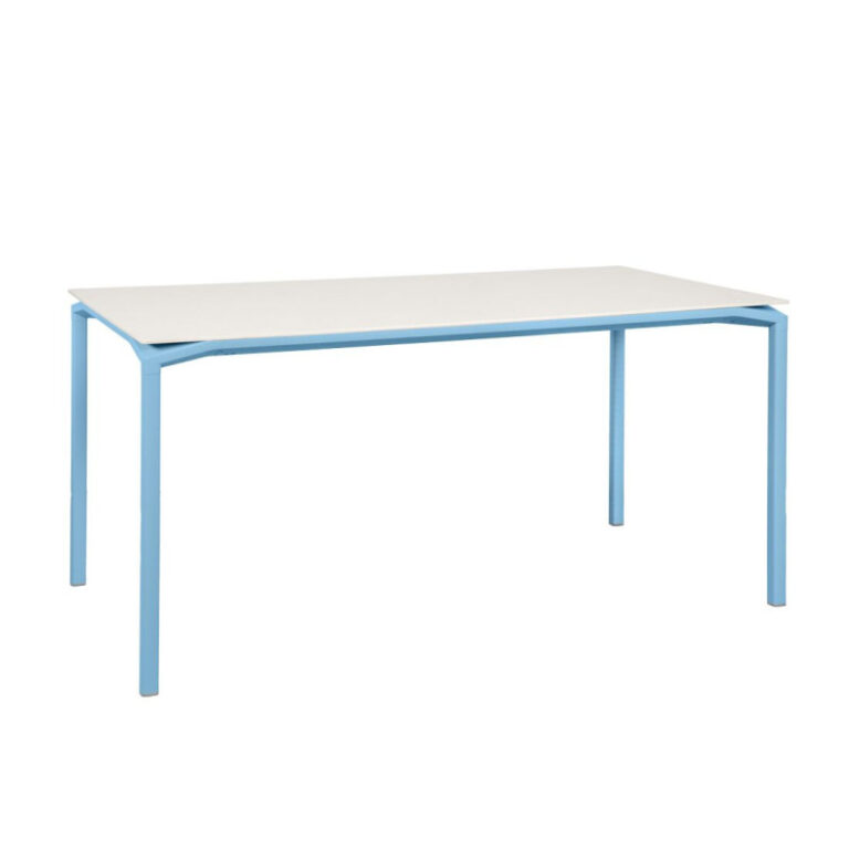 FERMOB - Table minérale à manger rectangulaire FERMOB Calvi Aeris 160x80cm en métal - 25 coloris