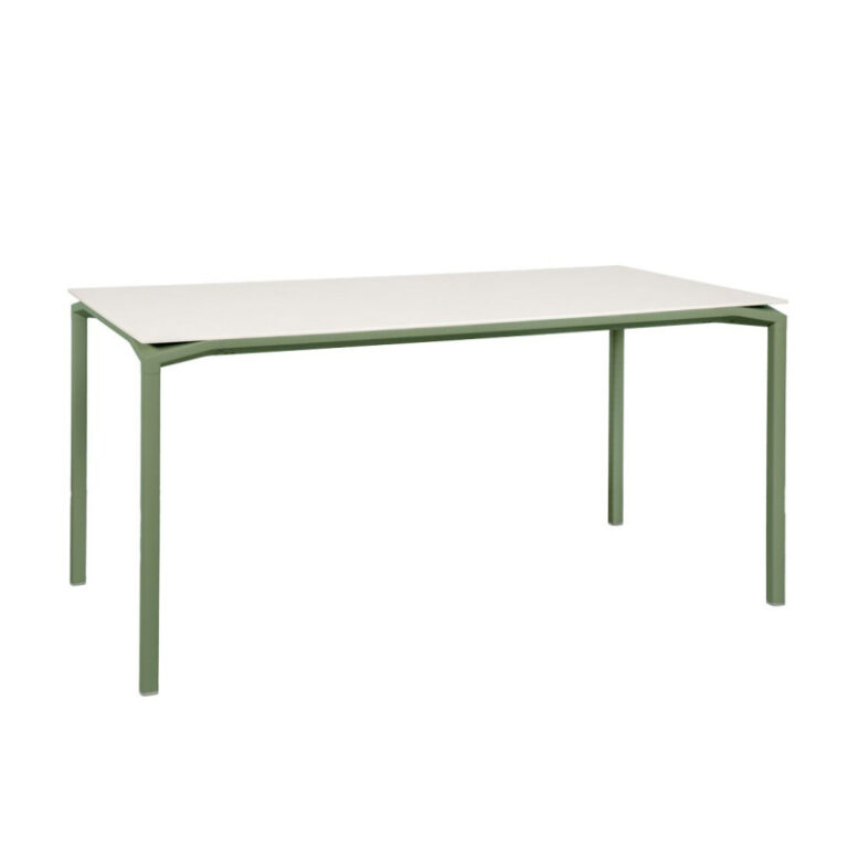 FERMOB - Table minérale à manger rectangulaire FERMOB Calvi Aeris 160x80cm en métal - 25 coloris