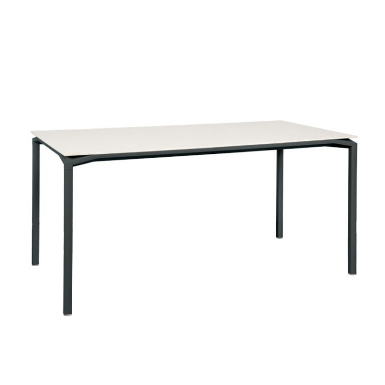 FERMOB - Table minérale à manger rectangulaire FERMOB Calvi Aeris 160x80cm en métal - 25 coloris