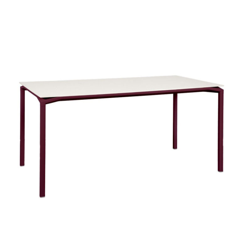 FERMOB - Table minérale à manger rectangulaire FERMOB Calvi Aeris 160x80cm en métal - 25 coloris