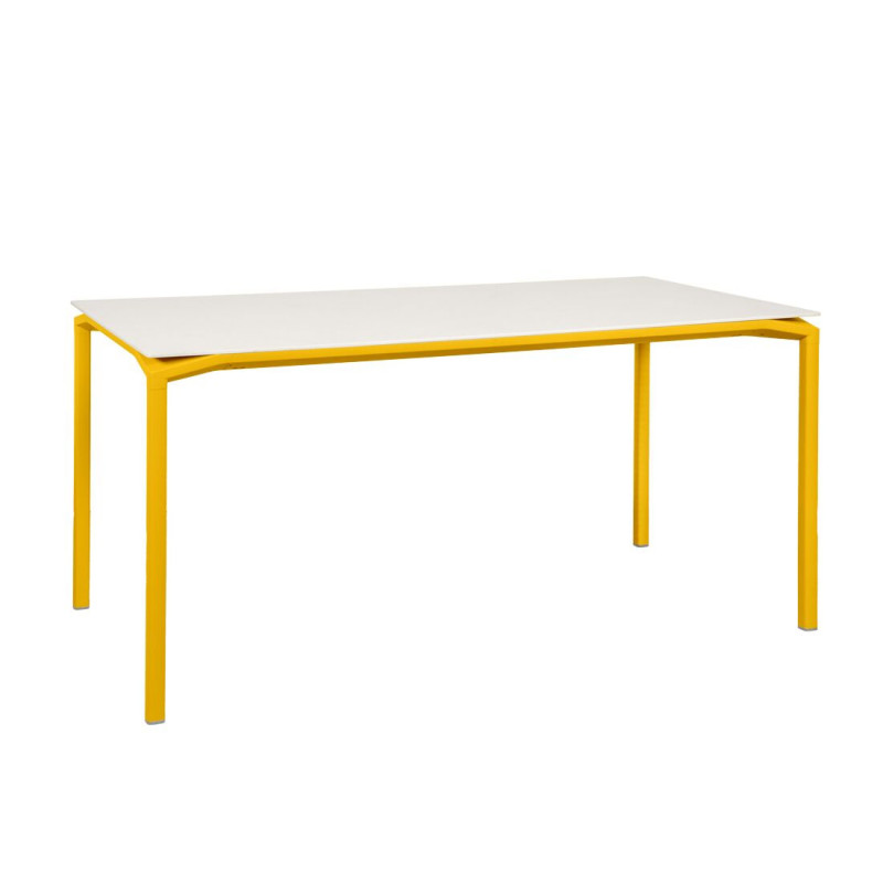 table minerale a manger rectangulaire fermob calvi 160x80cm en metal 25 coloris FERMOB - Table minérale à manger rectangulaire FERMOB Calvi Aeris 160x80cm en métal - 25 coloris