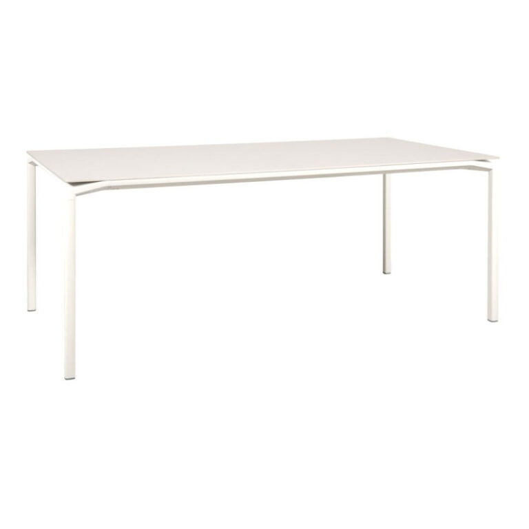 FERMOB - Table minérale à manger rectangulaire FERMOB Calvi Aeris 195x95cm en métal - 25 coloris