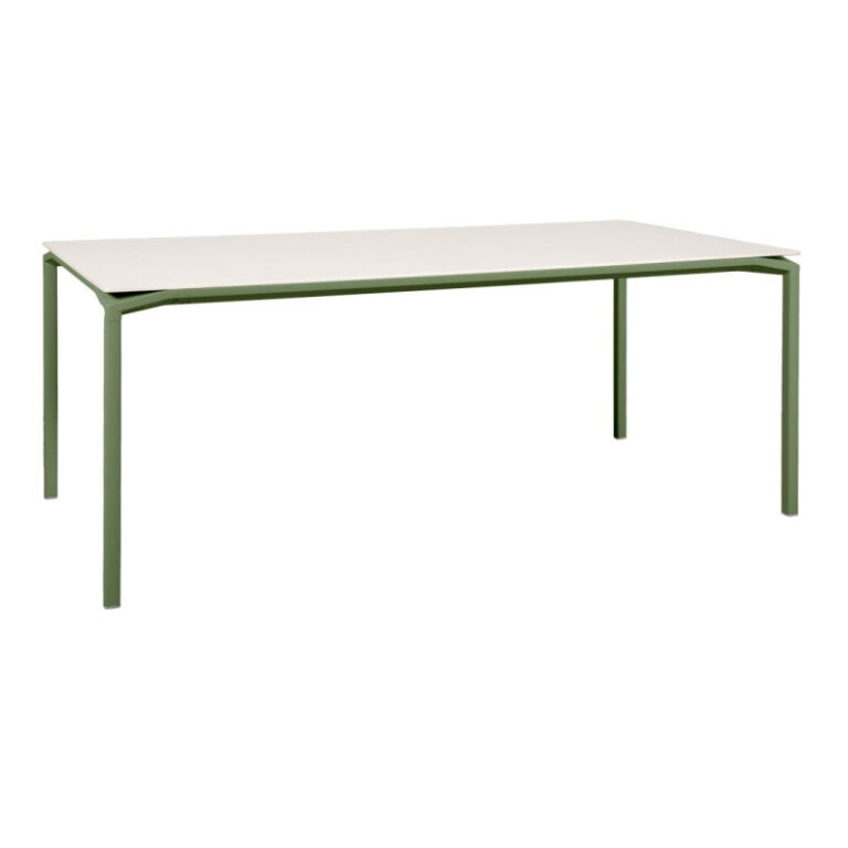 FERMOB - Table minérale à manger rectangulaire FERMOB Calvi Aeris 195x95cm en métal - 25 coloris