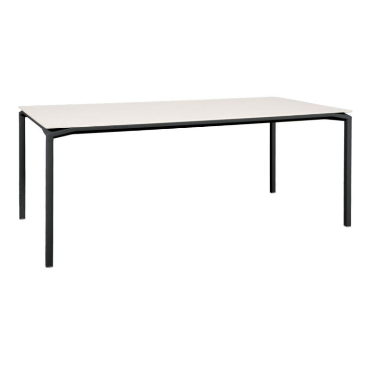 FERMOB - Table minérale à manger rectangulaire FERMOB Calvi Aeris 195x95cm en métal - 25 coloris