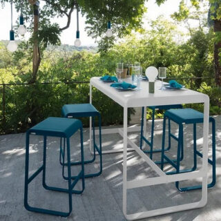 Tabouret de bar FERMOB Bellevie en métal – 25 coloris par la marque Fermob Fermob - Tabouret de bar FERMOB Bellevie en métal – 25 coloris