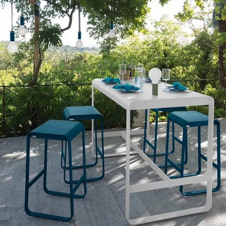 FERMOB - Tabouret de bar FERMOB Bellevie en métal - 25 coloris