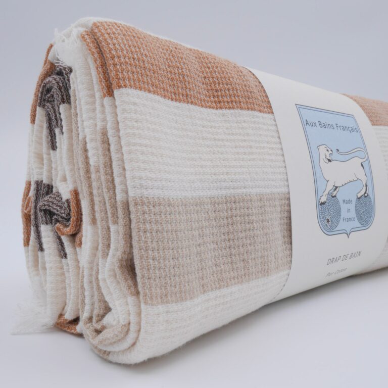 Aux Bains Français - Drap de Plage "Tamarin"