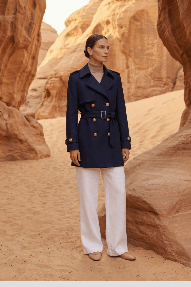 Coulange - B61 trench officier déperlant bleu marine – 44