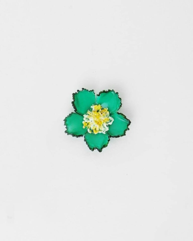 Ciléa Paris - Pin’s fleur Tuba – Corail